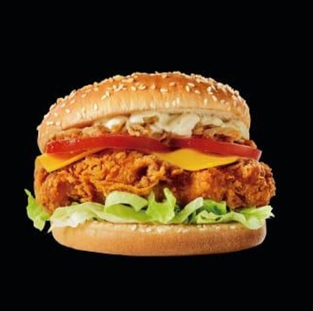 Menú hamburguesa crispy de pollo