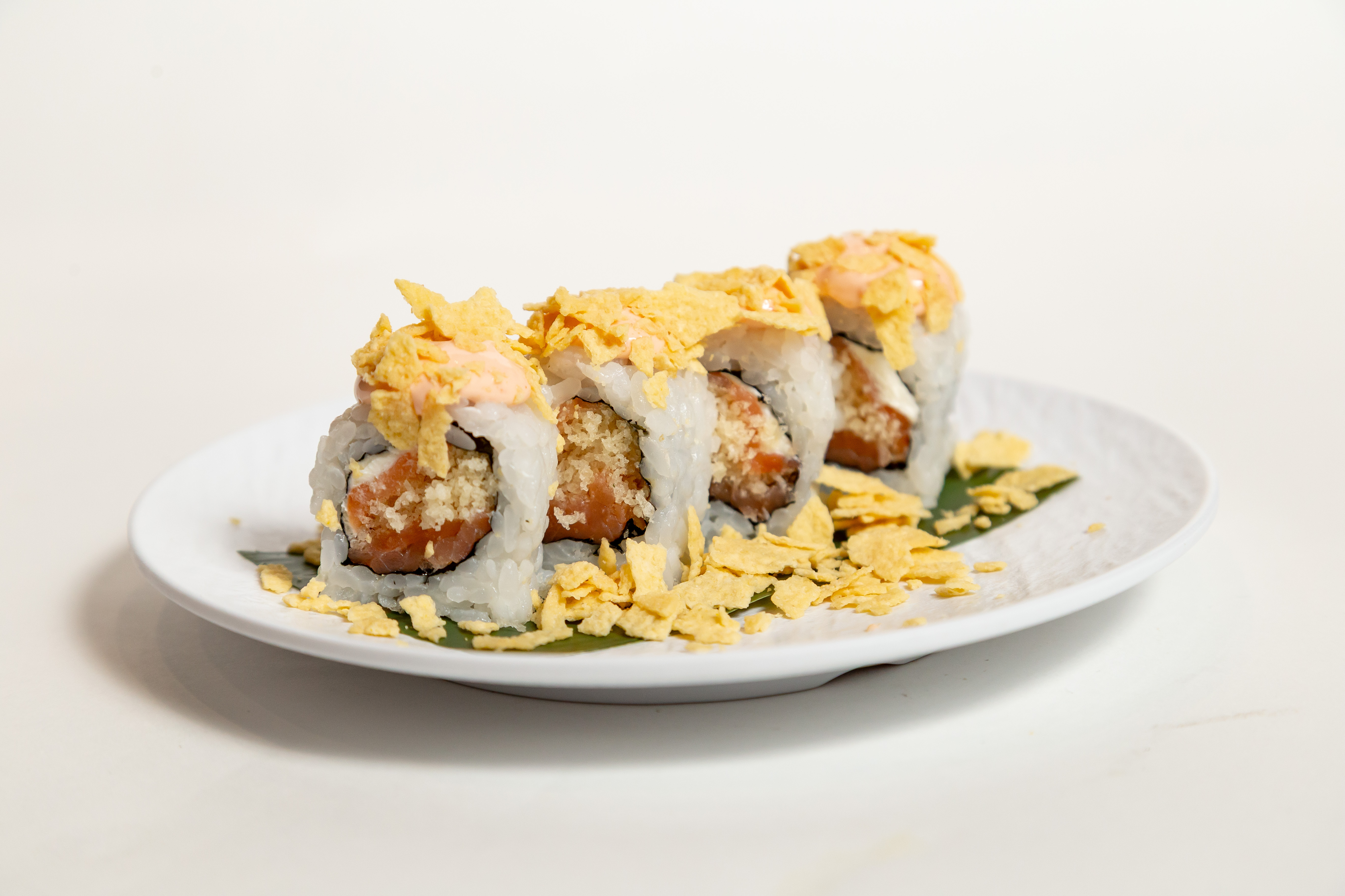 Sake affumicato chips