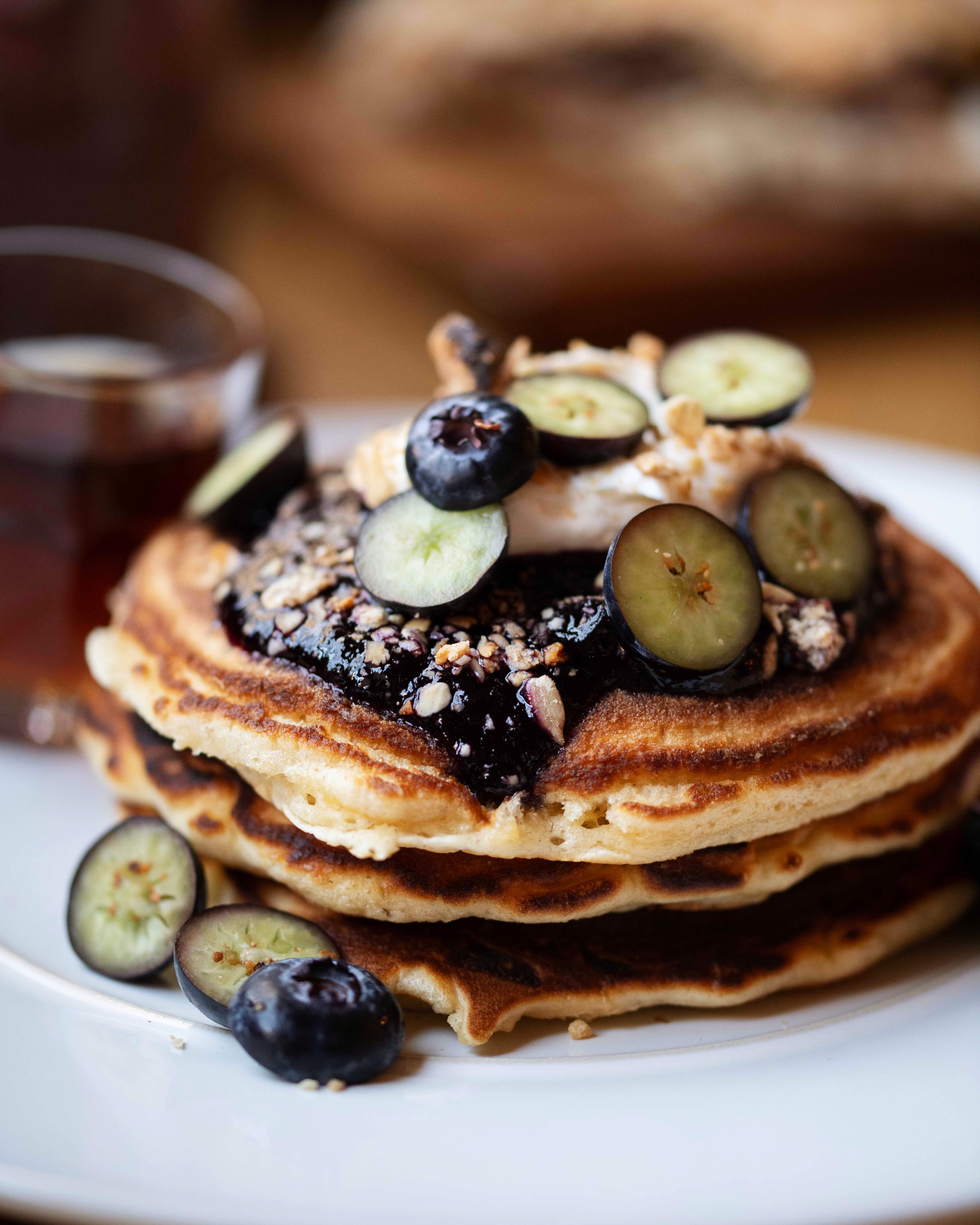 Blueberry & Apple Pancakes