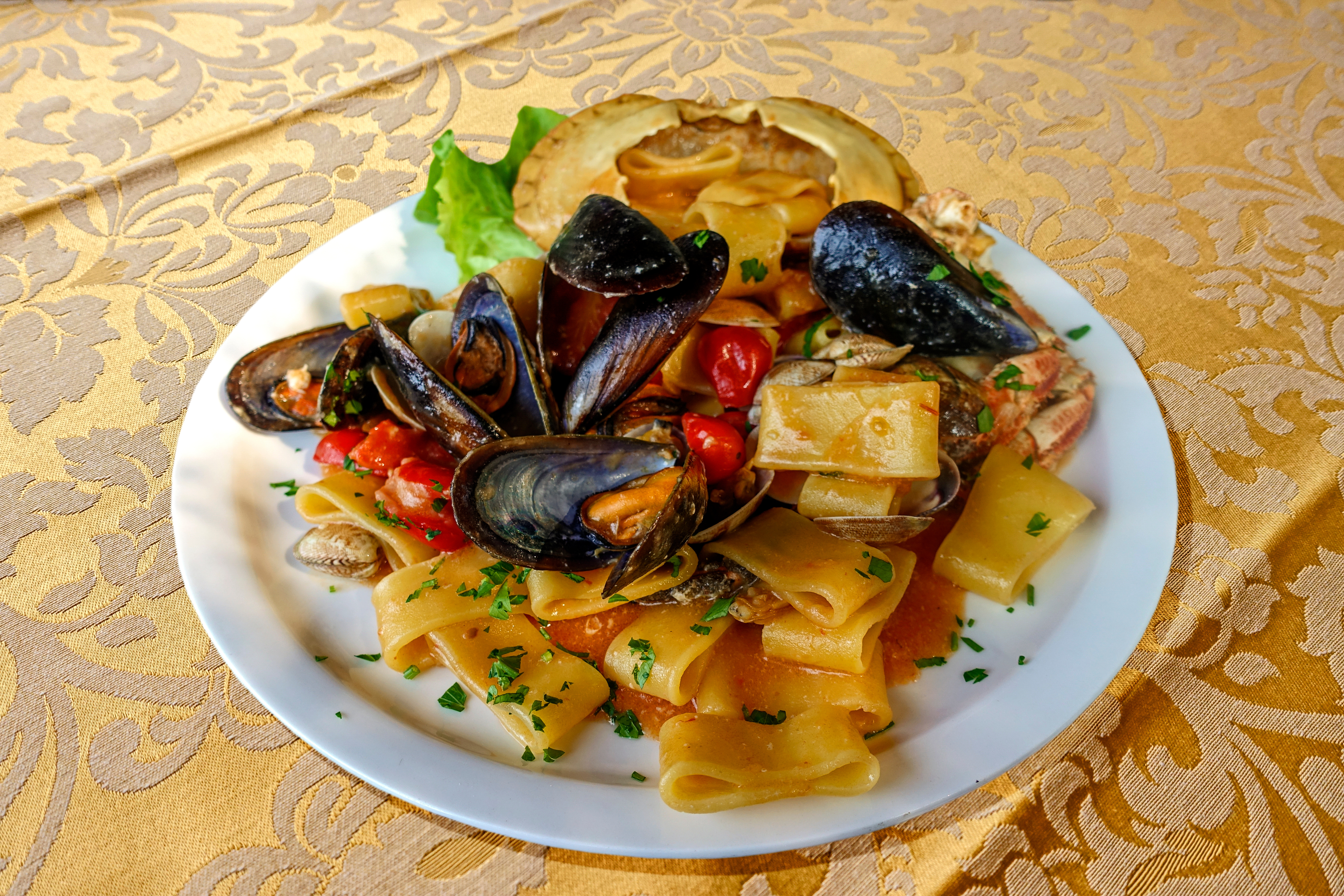 Paccheri alla pescatora
