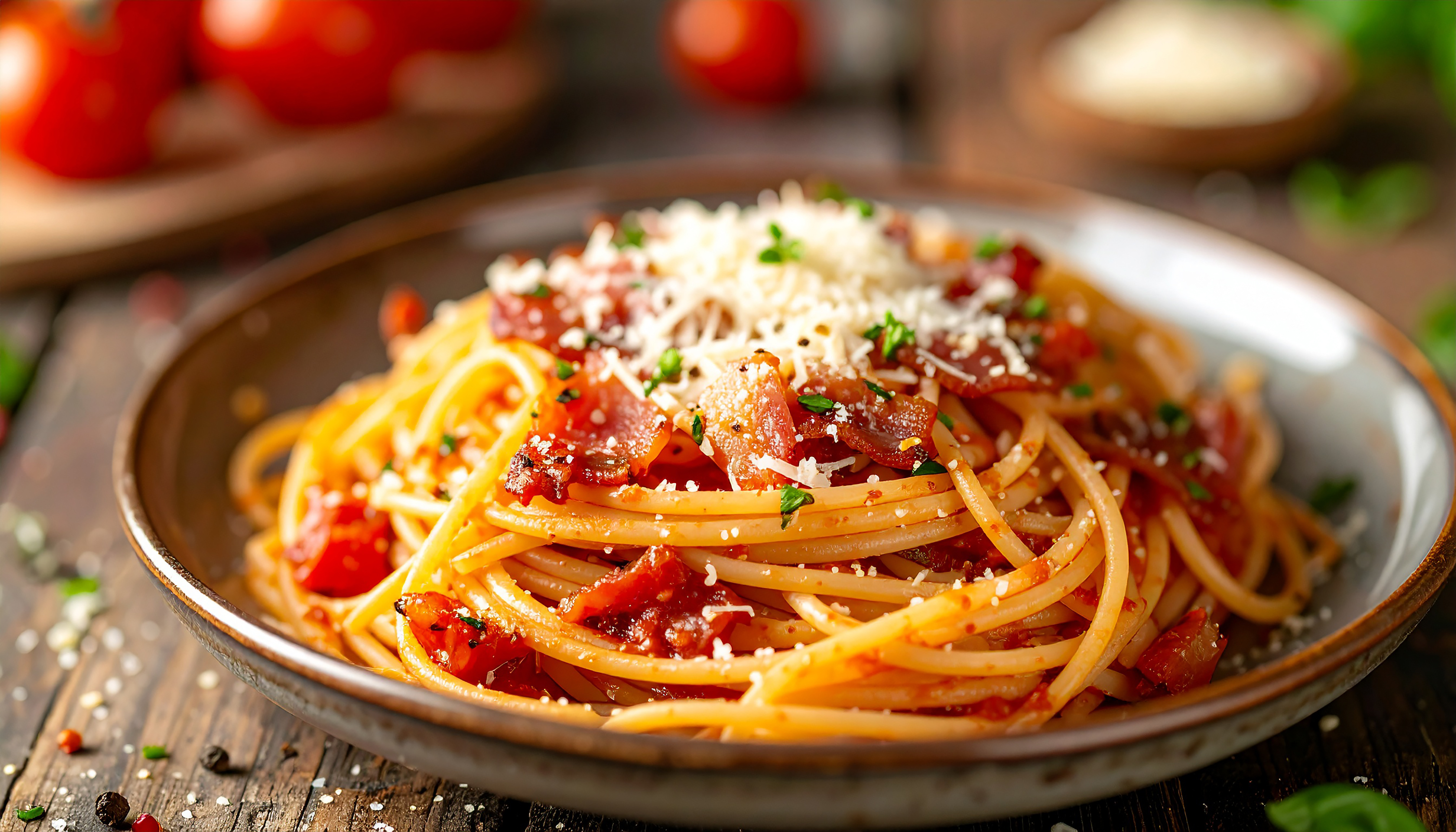 Spaghettoni all'amatriciana