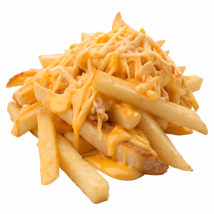 Patatas Fritas Con Queso