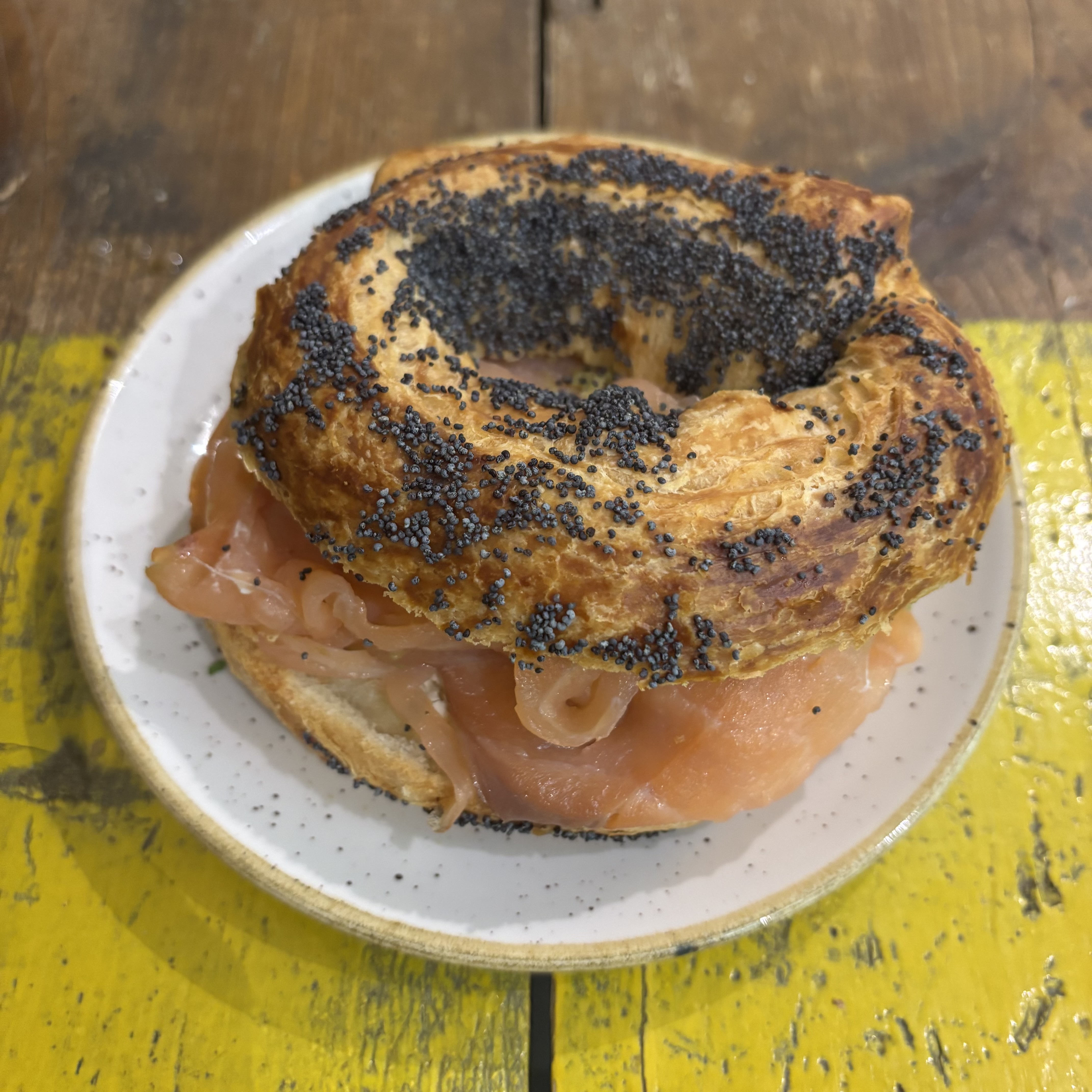 Croguette bagel al salmone