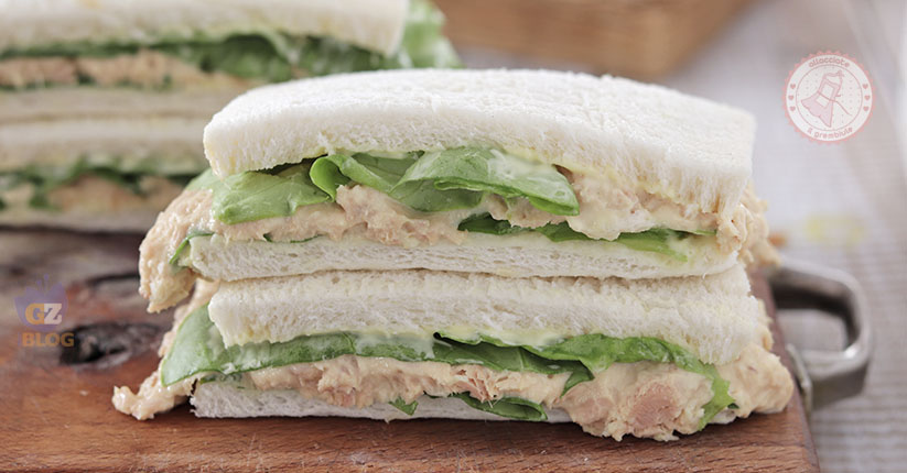 Tramezzino tonno, uova e maionese